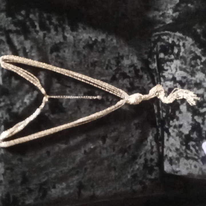 1946 Layered Tassel Long Necklace.Flows Like Silk.22 Inches Not Including Tassel